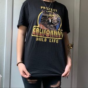 Thrifted “Protect California Wildlife” t-shirt